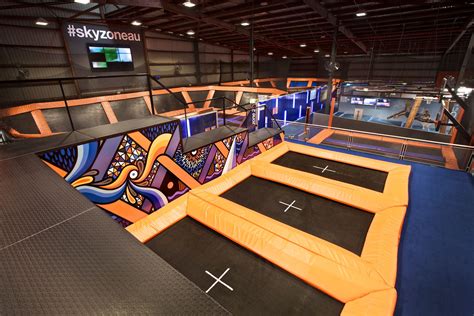 "This is a great place to bring your kids to burn off some energy! I love that they have a special area for kids under 6 to jump. . Sky zone near me open